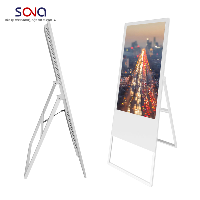 Màn hình quảng cáo ở công viên nước