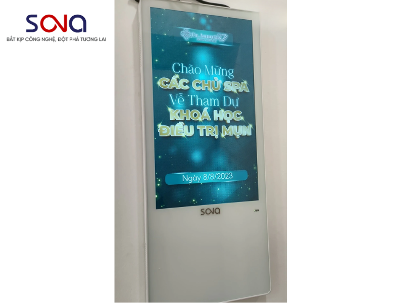 Màn hình quảng cáo treo tường 22 inch dạng mỏng