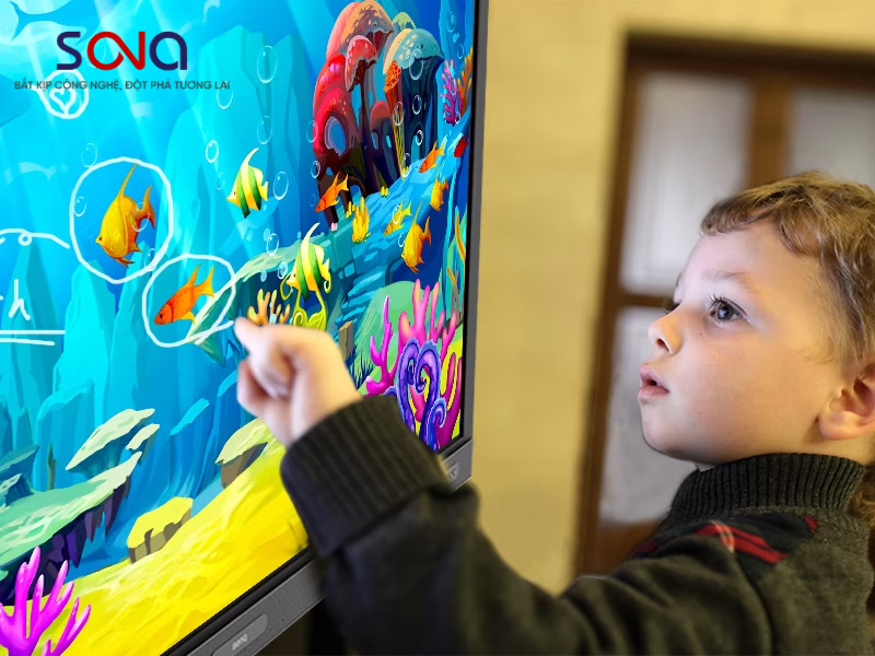 Lợi ích vượt trội của màn hình tương tác trong giáo dục mầm non