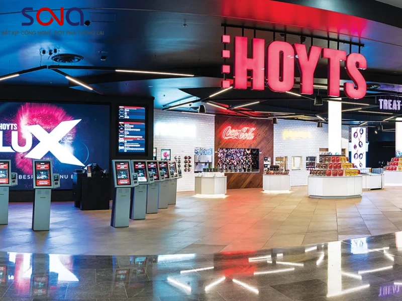 màn hình tương tác trong rạp chiếu phim