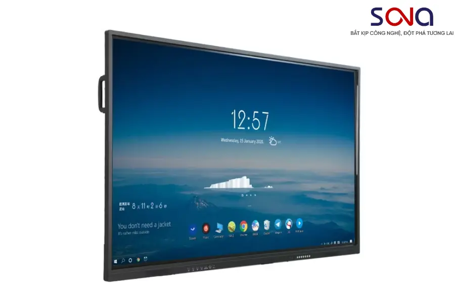Màn hình tương tác 110 inch 4K- Tích hợp camera và micro
