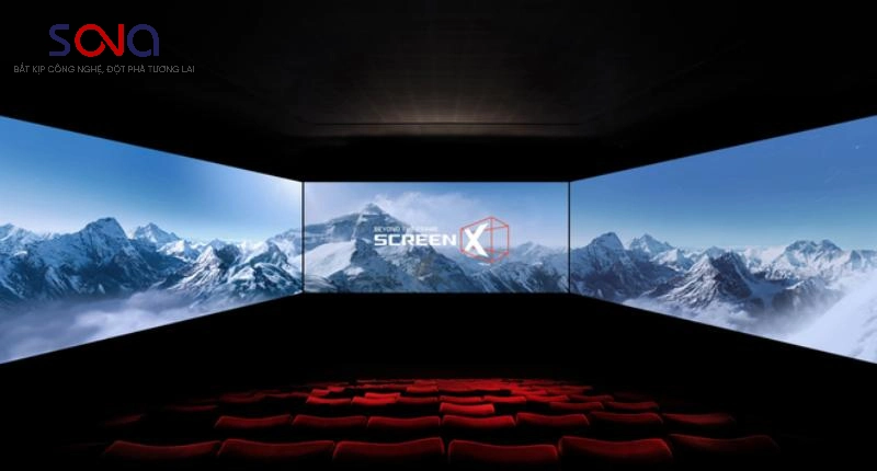 màn hình rạp chiếu đa diện screenX