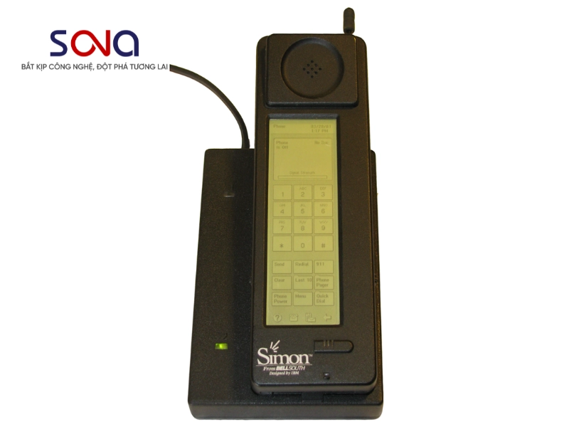 IBM Simon (1992): Chiếc điện thoại thông minh đầu tiên có màn hình cảm ứng