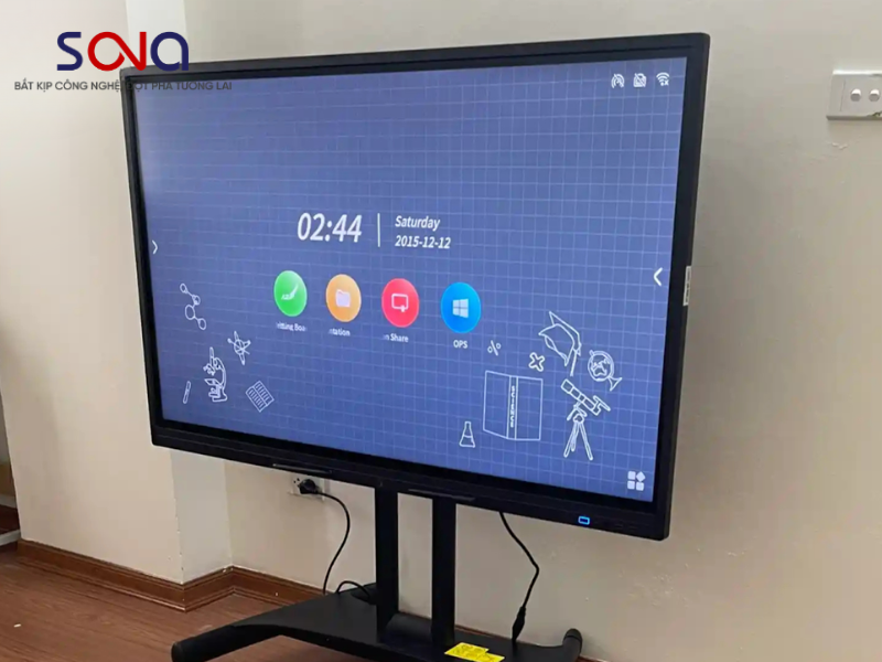 Lợi ích vượt trội khi ứng dụng màn hình tương tác 100 inch