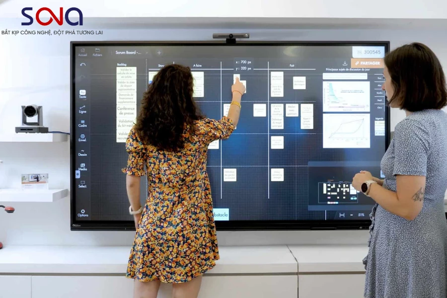 màn hình đa điểm vestel