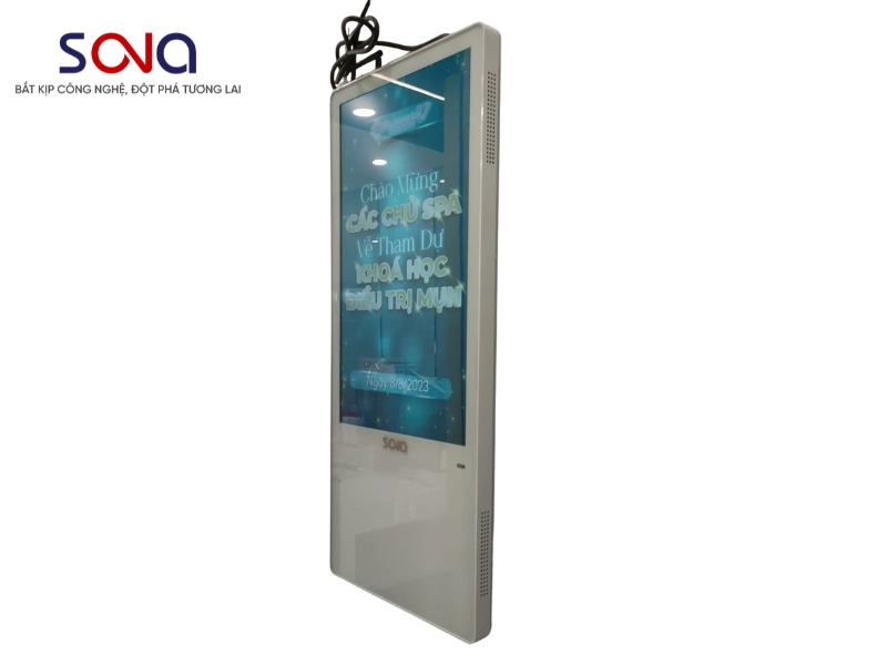 màn hình quảng cáo cửa hàng fastfood