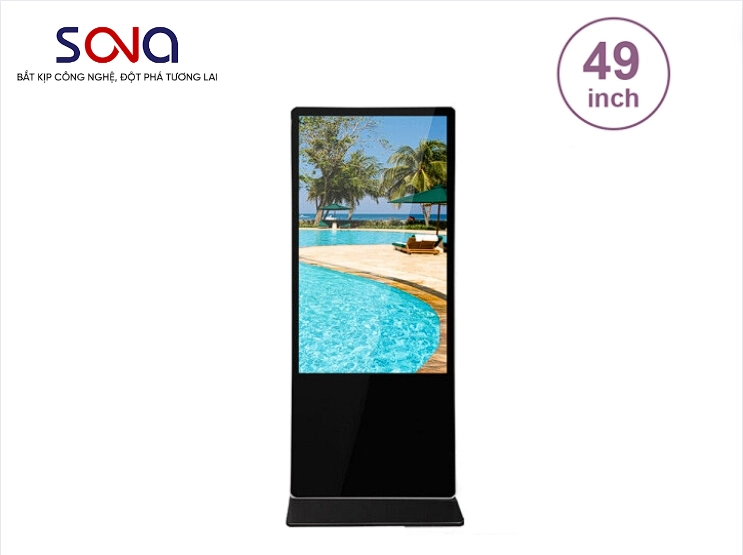 kích thước màn hinh 49 inch chân đứng