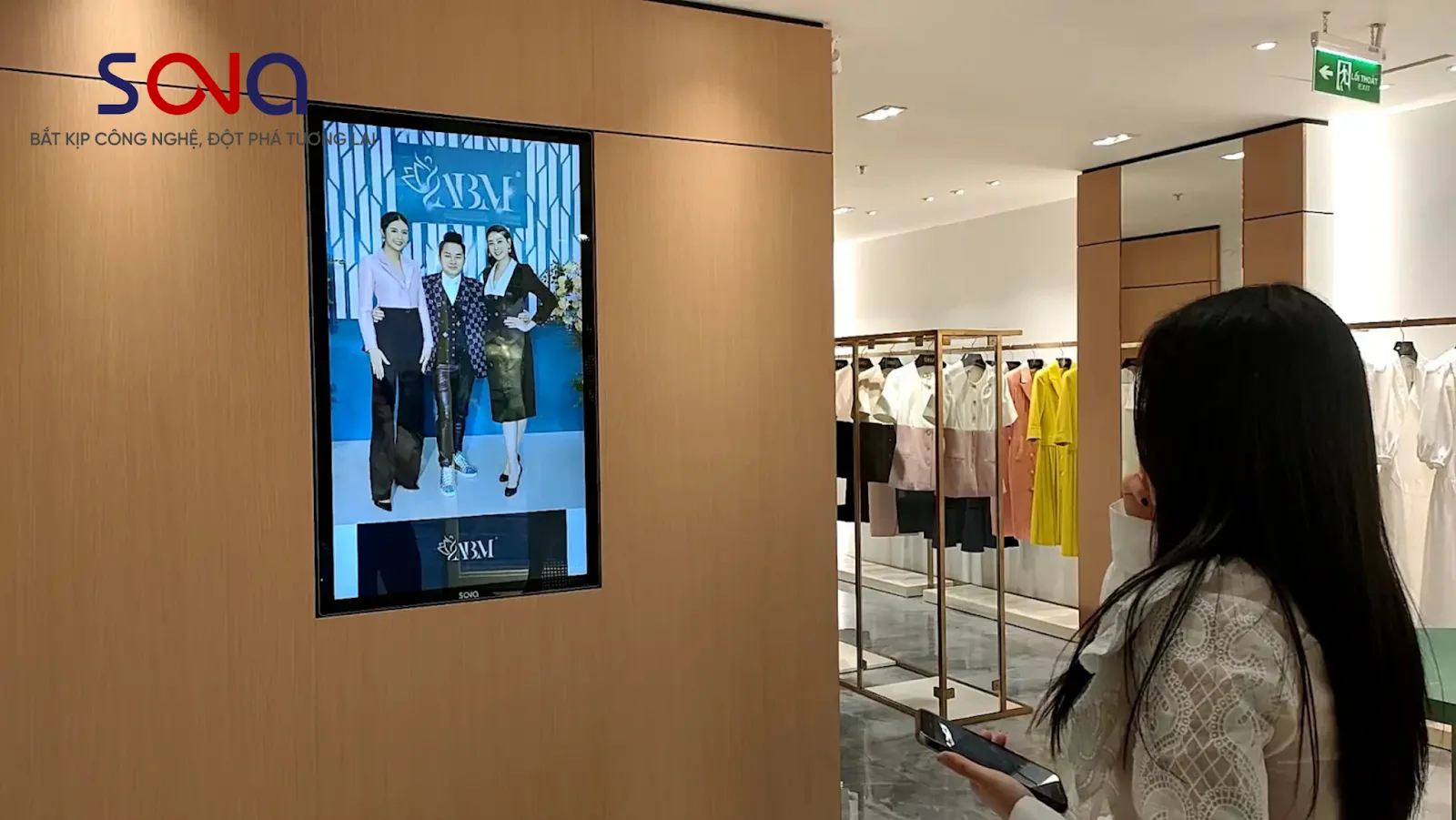 màn hình quảng cáo cho khu du lịch