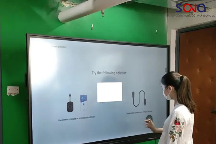 Màn hình tương tác tại Phường Vĩnh Hưng