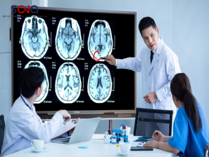 Màn hình tương tác dùng cho đào tạo và hội thảo