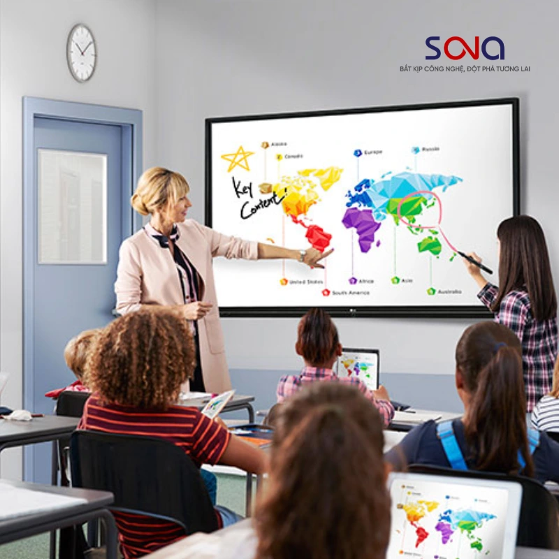 hướng dẫn cách sử dụng màn hình tương tác thông minh cho giảng dạy