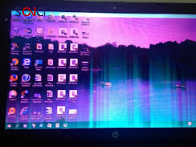 dấu hiệu màn hình LCD bị tím chi tiết nhất