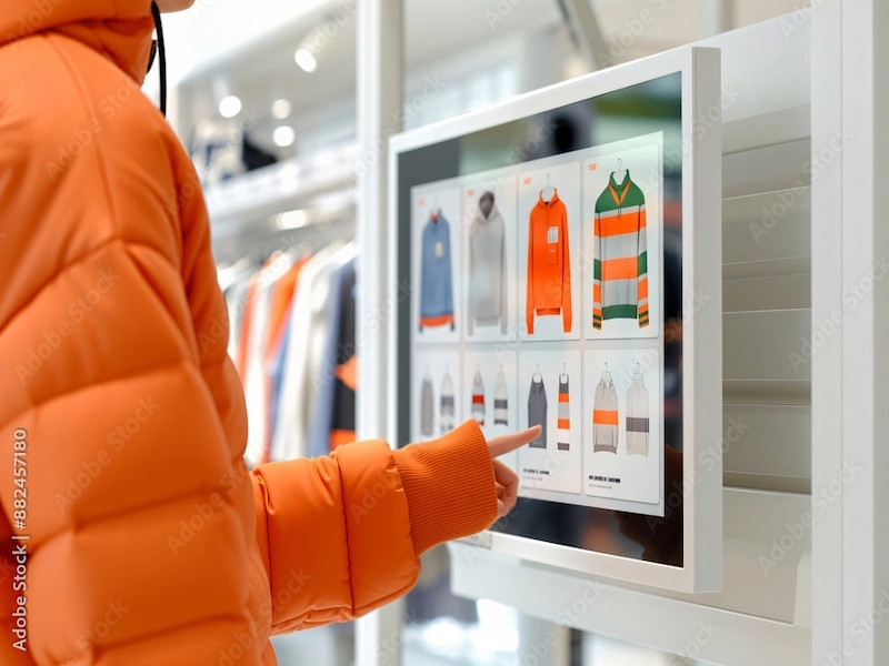 Lựa chọn màn hình tương tác phù hợp cho shop thời trang từ SONA