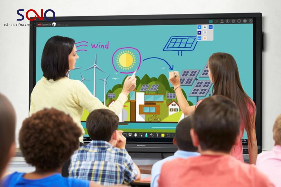 Màn hình tương tác AHA - Tối ưu dạy học bằng công nghệ hiện đại 