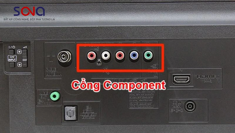 cổng kết nối component