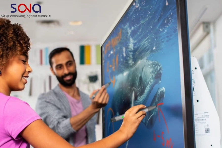 Màn hình tương tác chính hãng Phường Long Biên