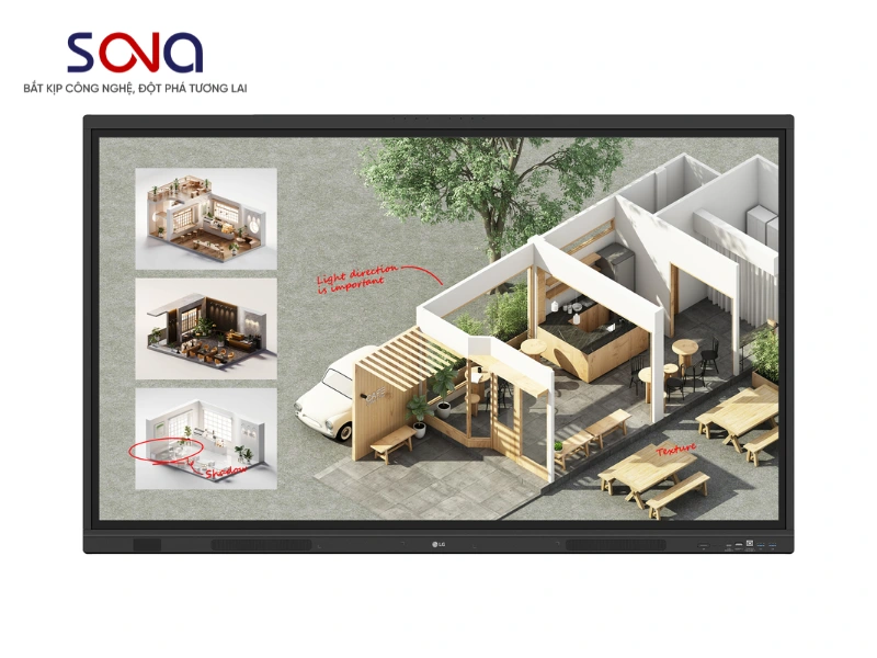 LG 75TR3DQ – Màn hình tương tác 75 inch