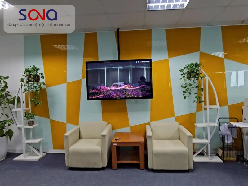 Màn hình quảng cáo bưu điện