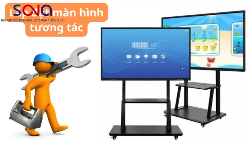 đơn vị lắp đặt màn hình tương tác 