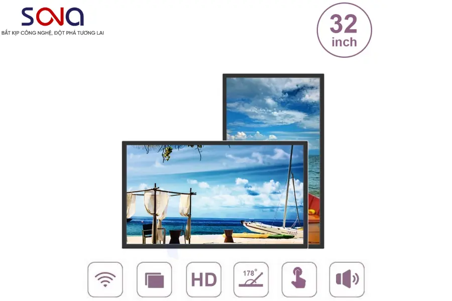 Màn hình quảng cáo treo tường 32 inch