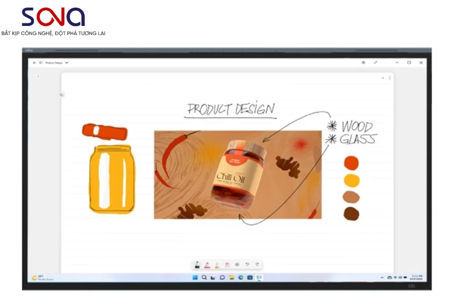 màn hình tương tác thông minh Fujitsu