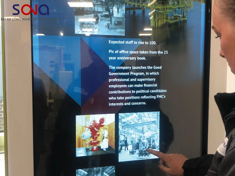 Các mẫu màn hình tương tác khu du lịch tốt nhất