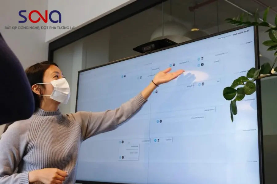 Màn hình tương tác Phường Hai Bà Trưng