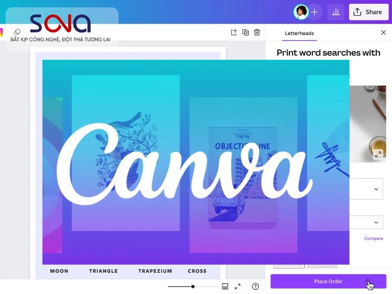 Phần mềm dạy học Canva