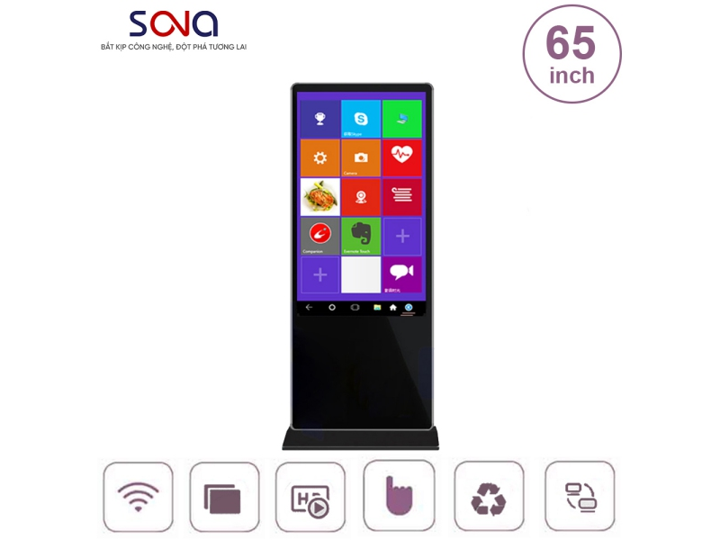 Màn hình quảng cáo chân đứng 65 inch