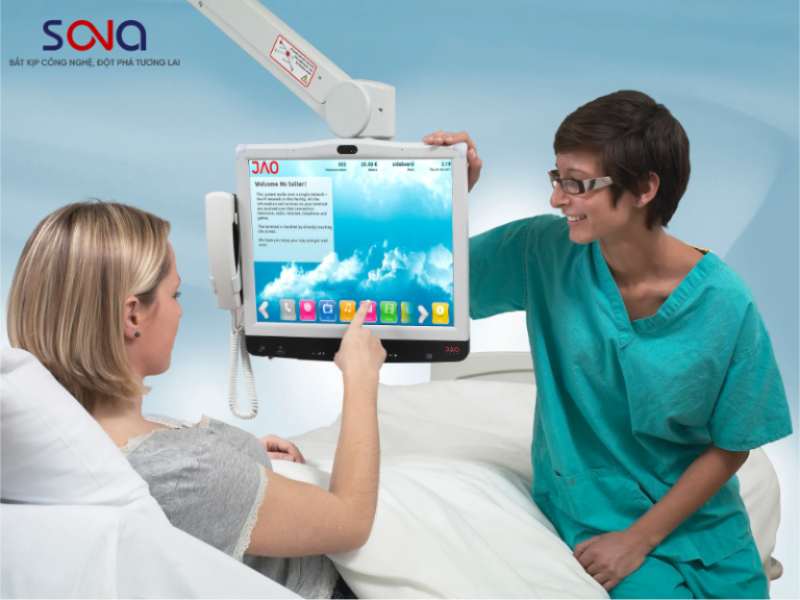 Màn hình tương tác phục vụ khám bệnh từ xa (Telemedicine)