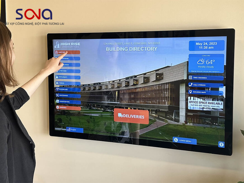 Ưu điểm vượt trội của màn hình LED cảm ứng