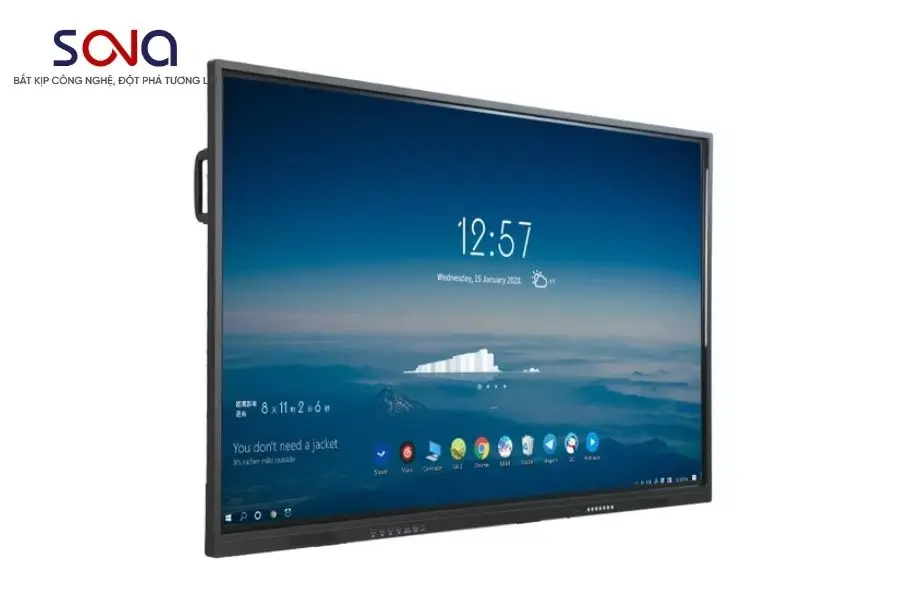 Màn hình tương tác 110 inch 4K- Tích hợp camera và micro