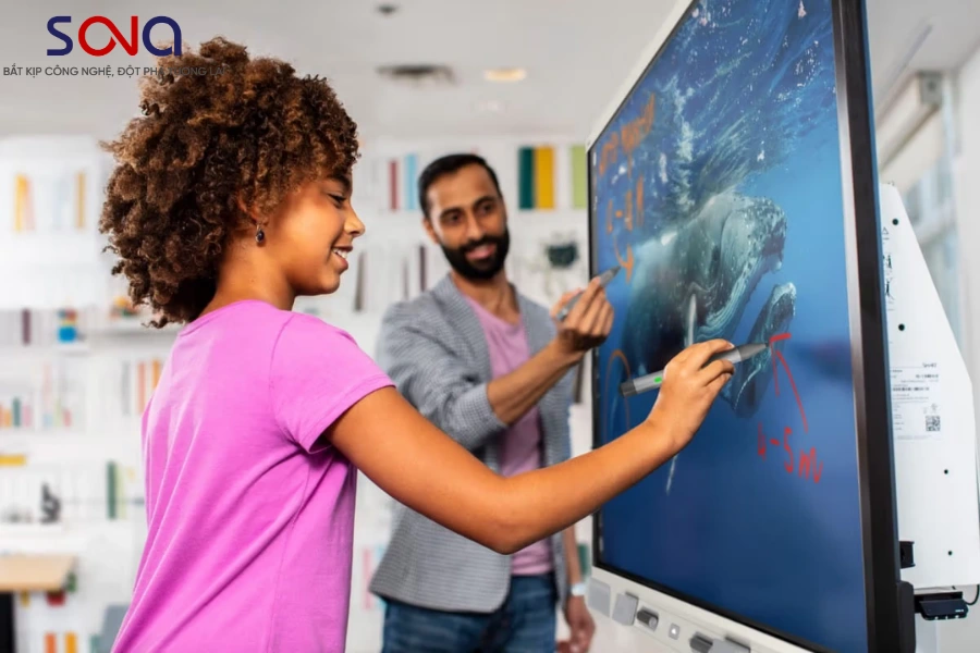 màn hình đa điểm vestel