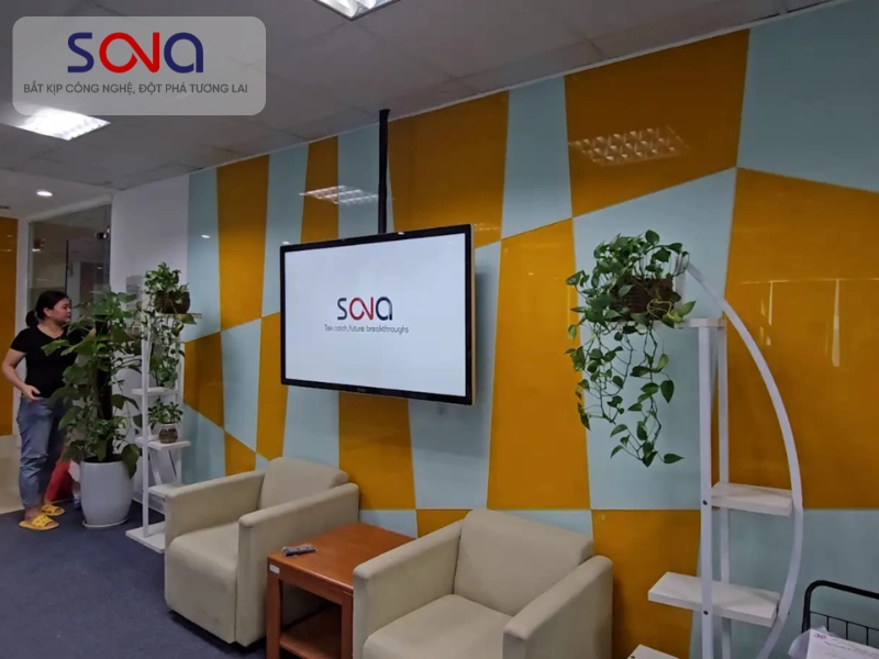 Màn hình quảng cáo bưu điện