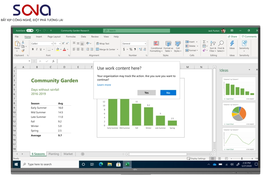 màn hình tương tác thông minh Fujitsu