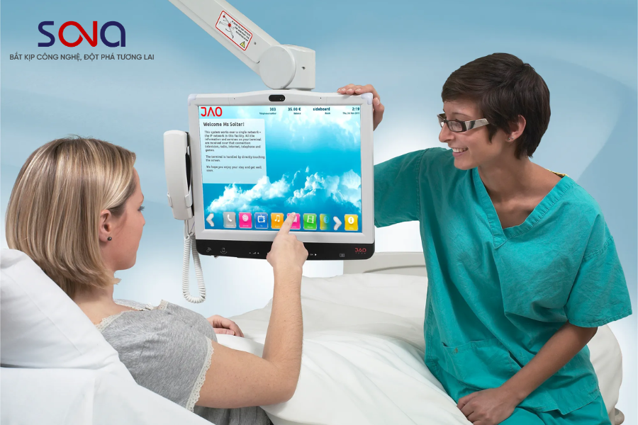 Màn hình tương tác bệnh viện - Nâng tầm trải nghiệm, hiệu quả 