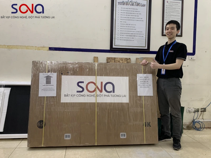 màn hình tương tác nhà máy