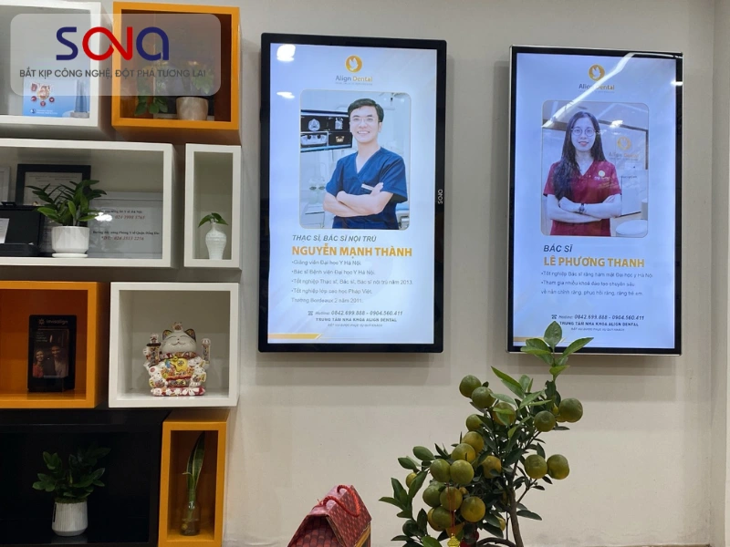 màn hình quảng cáo nha khoa