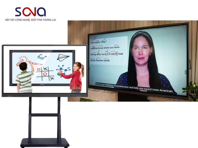 Các dòng sản phẩm màn hình tương tác nổi bật của Sona