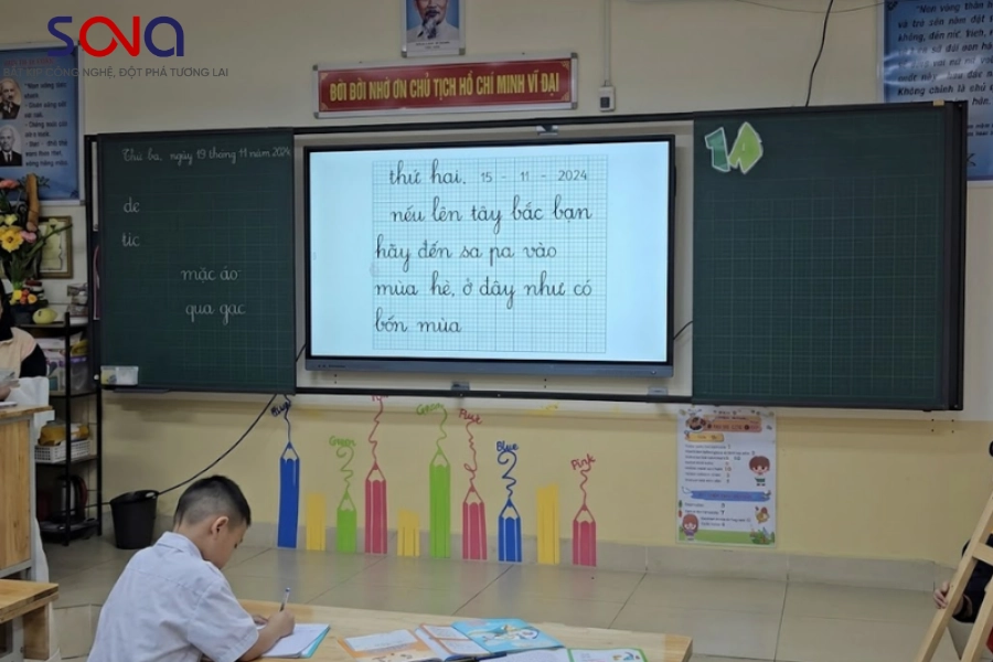 lắp màn hình tương tác cho trường tiểu học lắp màn hình tương tác cho trường tiểu học