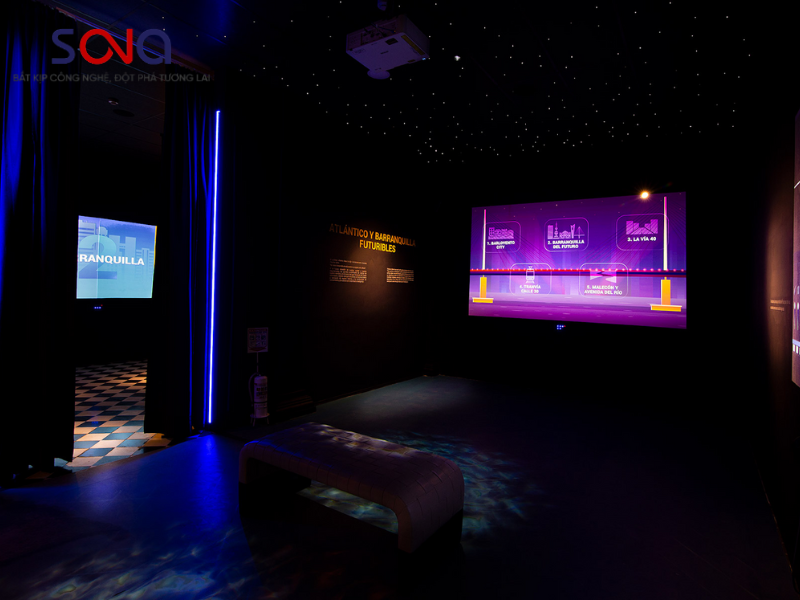 Màn hình tương tác gắn tường