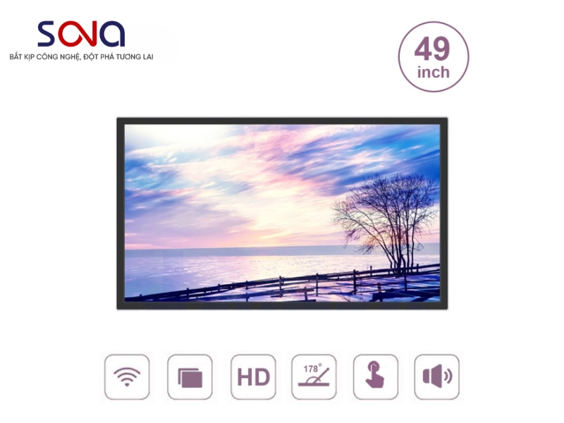 màn hình quảng cáo cửa hàng tiện lợi