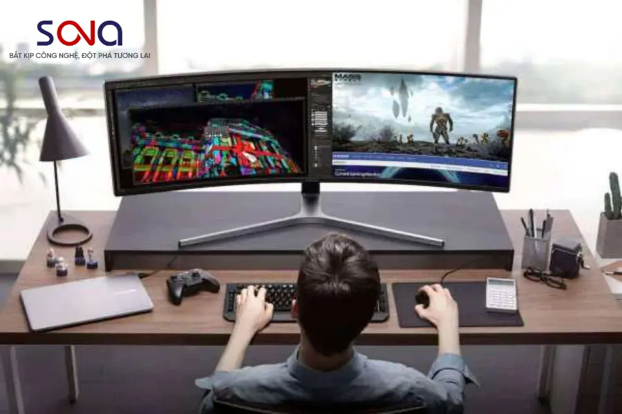Màn hình Ultrawide: Giải pháp tối ưu không gian làm việc và trải nghiệm tương tác siêu rộng
