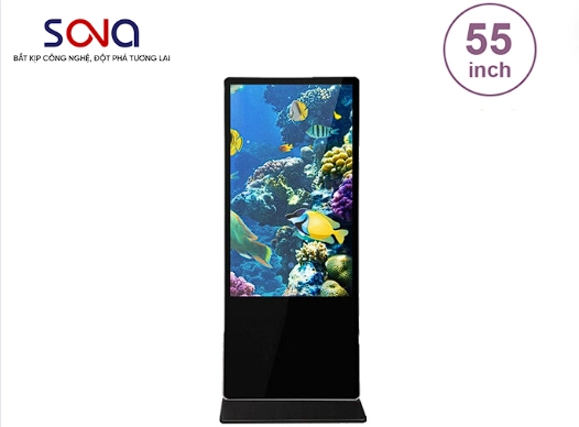 kích thước màn hình 55 inch chân đứng