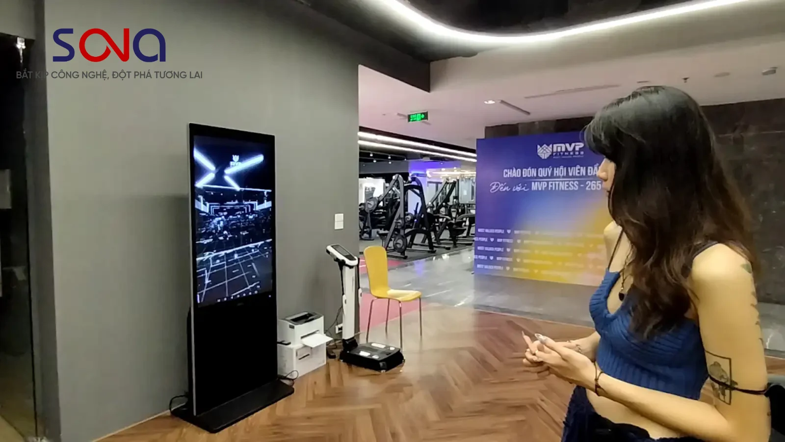 màn hình quảng cáo trạm đăng kiểm