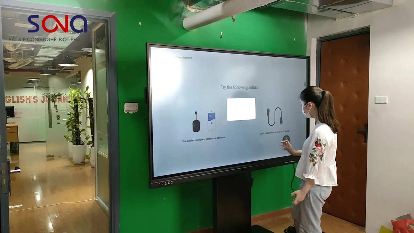 màn hình quảng cáo phòng khám