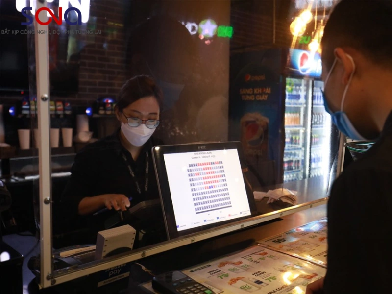 màn hình tương tác cho rạp chiếu phim