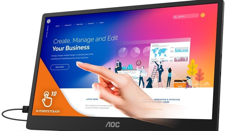Màn Hình Quảng Cáo Để bàn 15.6 inch