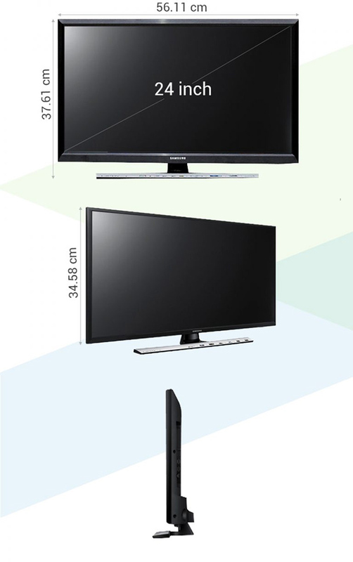 2. Kích Thước Cụ Thể Của Tivi 24 Inch