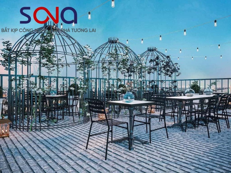 Mô hình quán cafe nhỏ đẹp